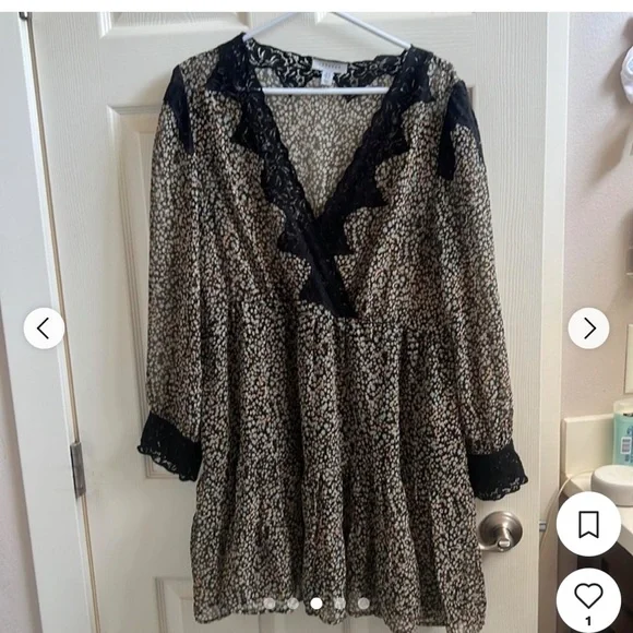 NWT Topshop Midi Dress - Picture 4 of 5